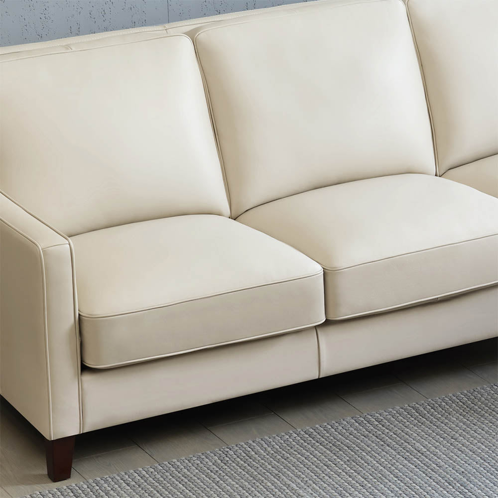 West Park Top Grain Leather Modern Sofa Collection