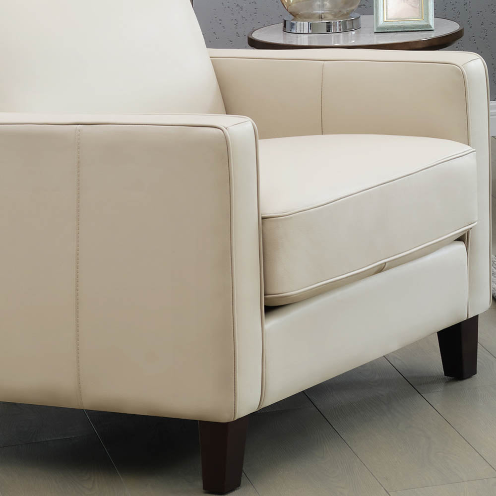 West Park Top Grain Leather Modern Sofa Collection