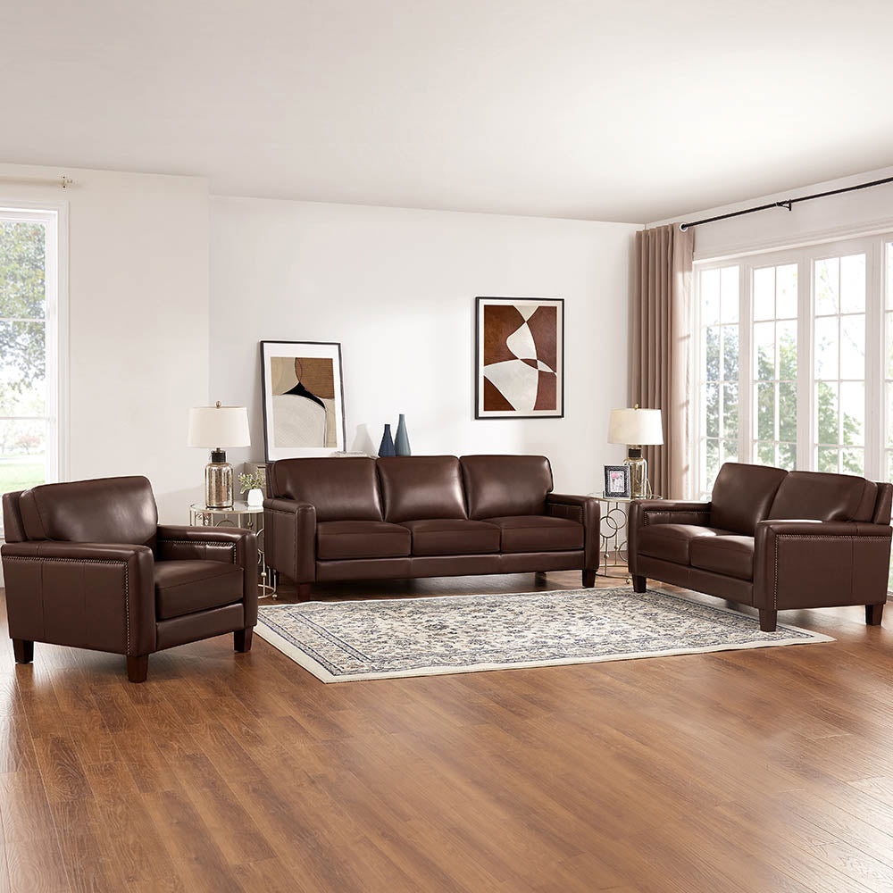 Willow Top Grain Leather Sofa Collection
