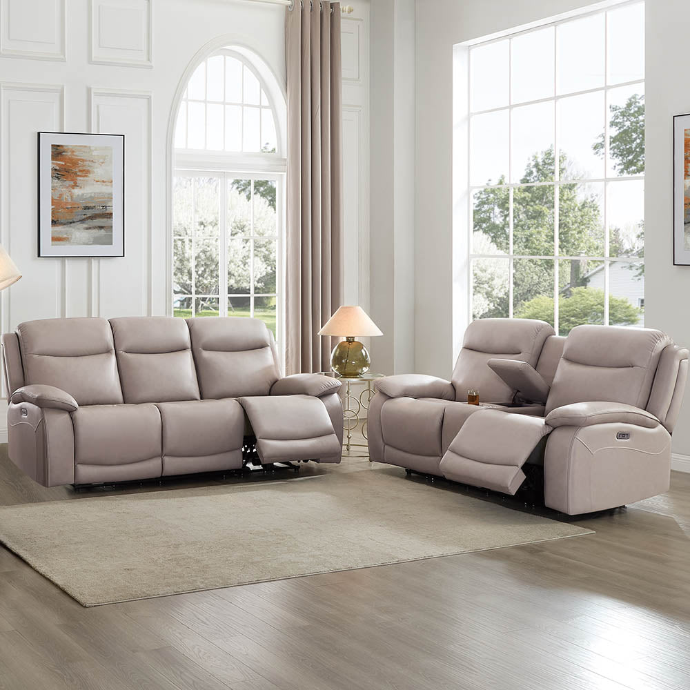 Jackson Top Grain Leather Zero Gravity Power Reclining Sofa Collection with Power Headrests