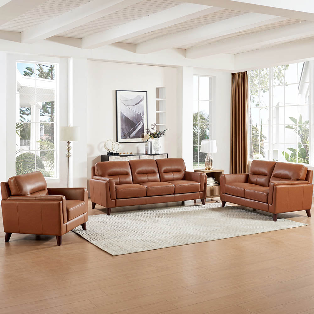 Tampa Top Grain Leather Sofa Collection