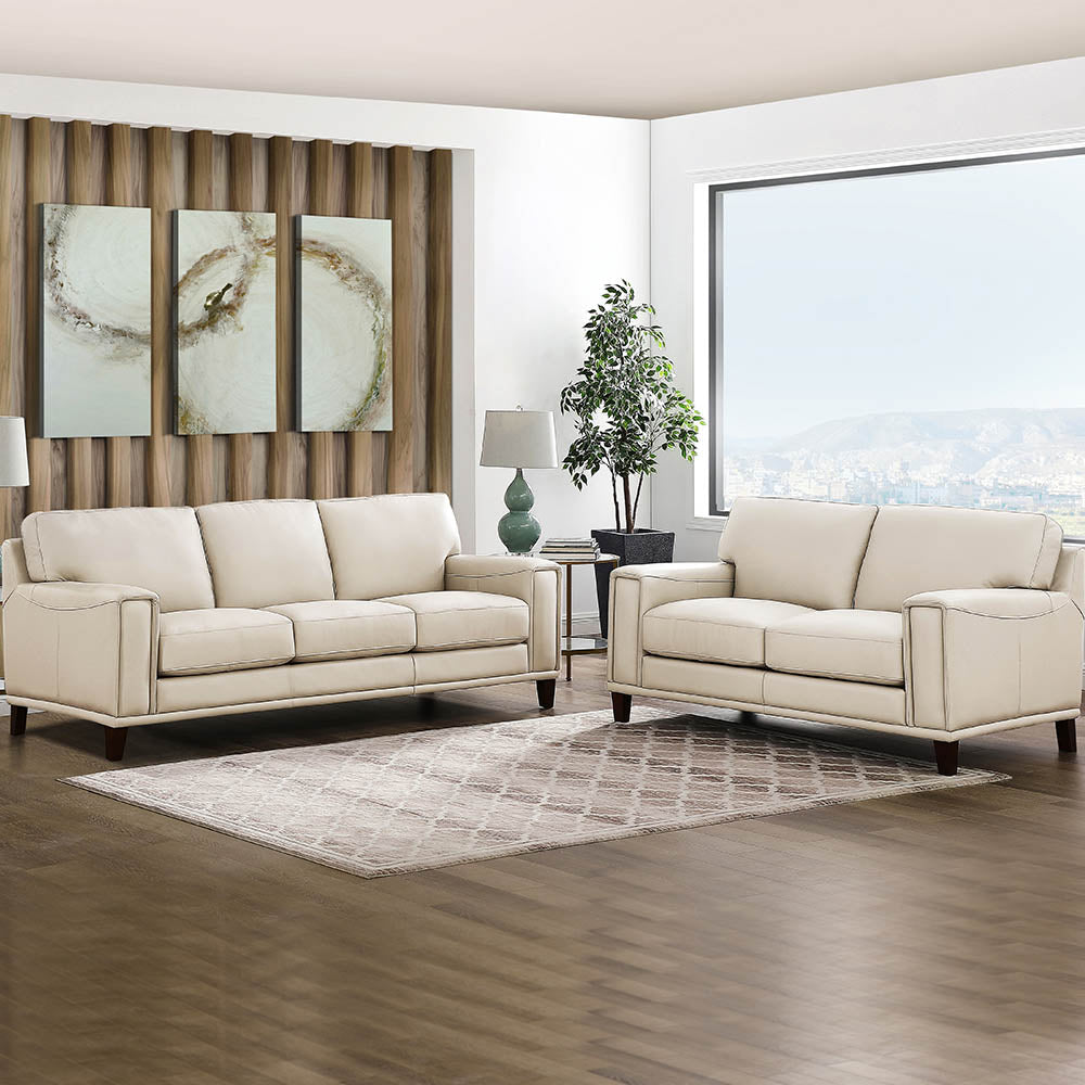 Jensen Top Grain Leather Sofa Collection