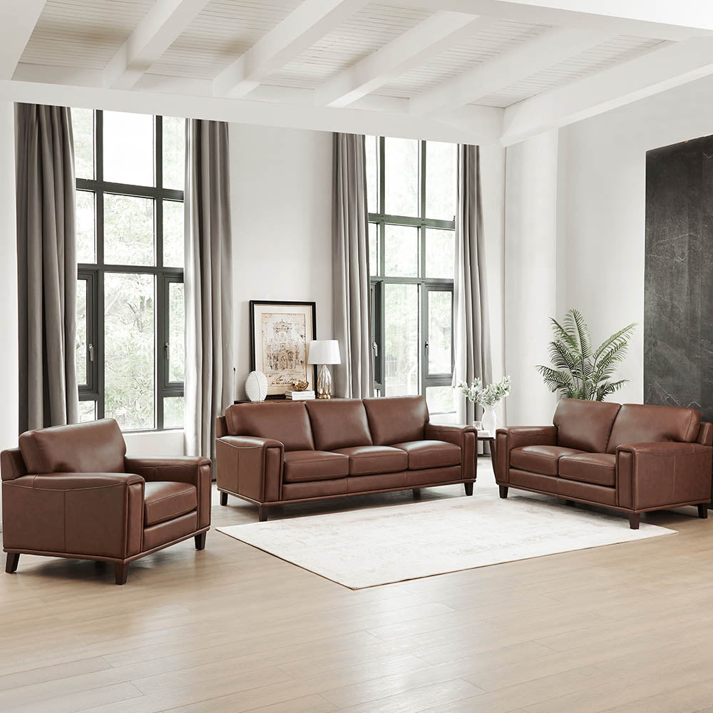 Jensen Top Grain Leather Sofa Collection
