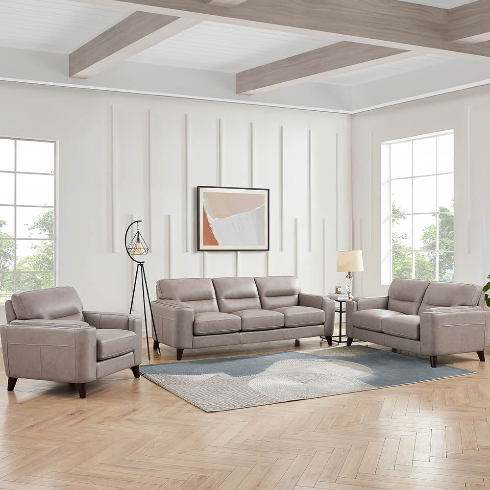Sorena Top Grain Leather Sofa Collection