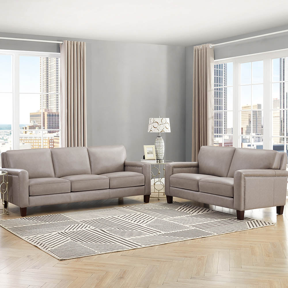 Willow Top Grain Leather Sofa Collection