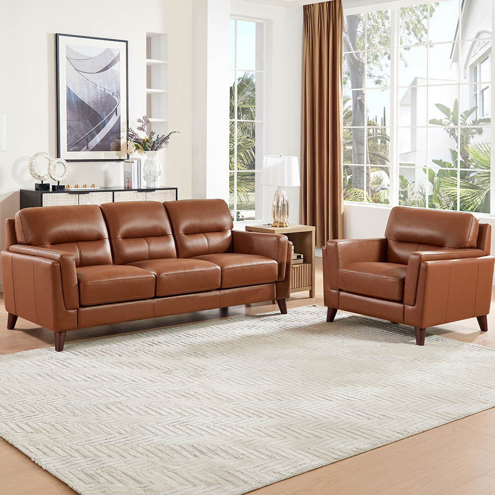 Tampa Top Grain Leather Sofa Collection