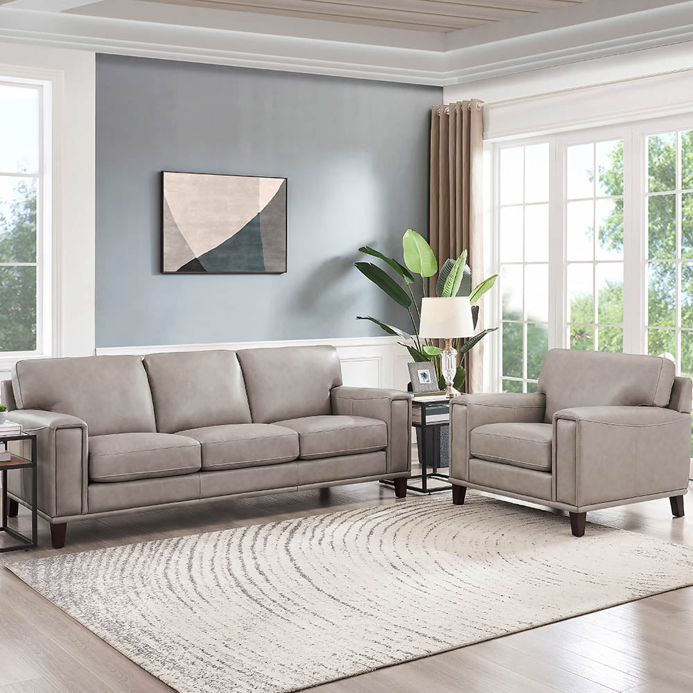 Jensen Top Grain Leather Sofa Collection
