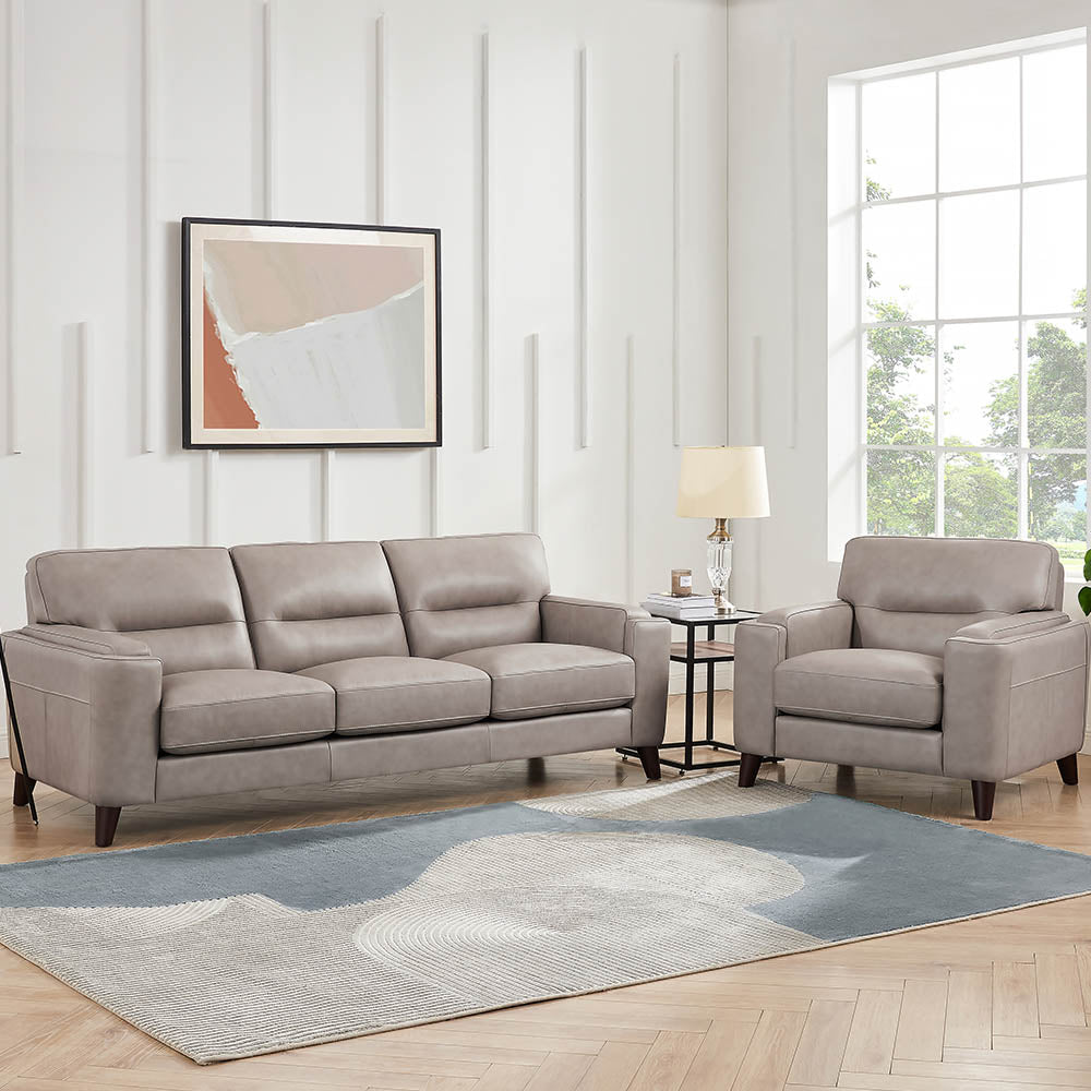 Sorena Top Grain Leather Sofa Collection