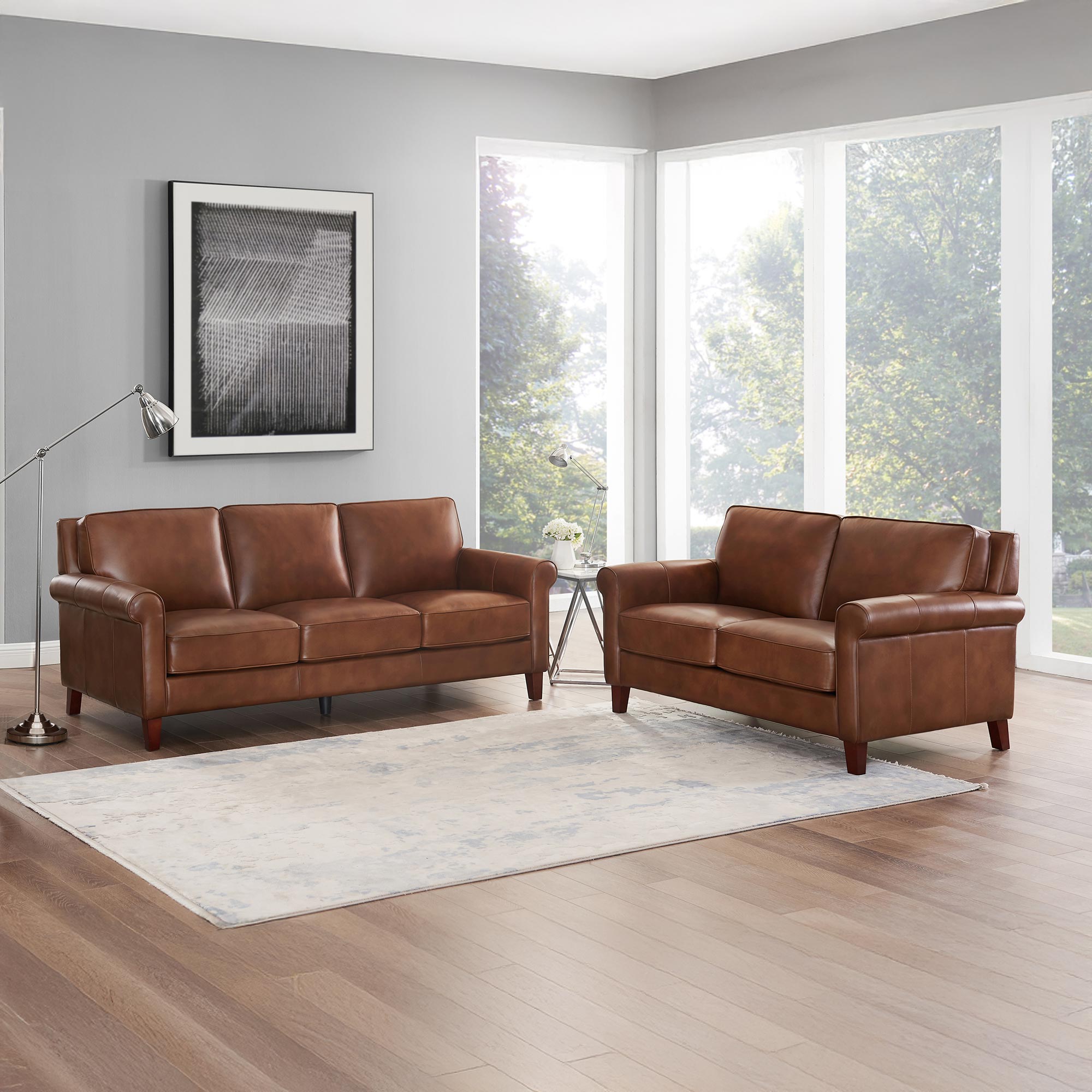 Larsen Top Grain Leather Collection