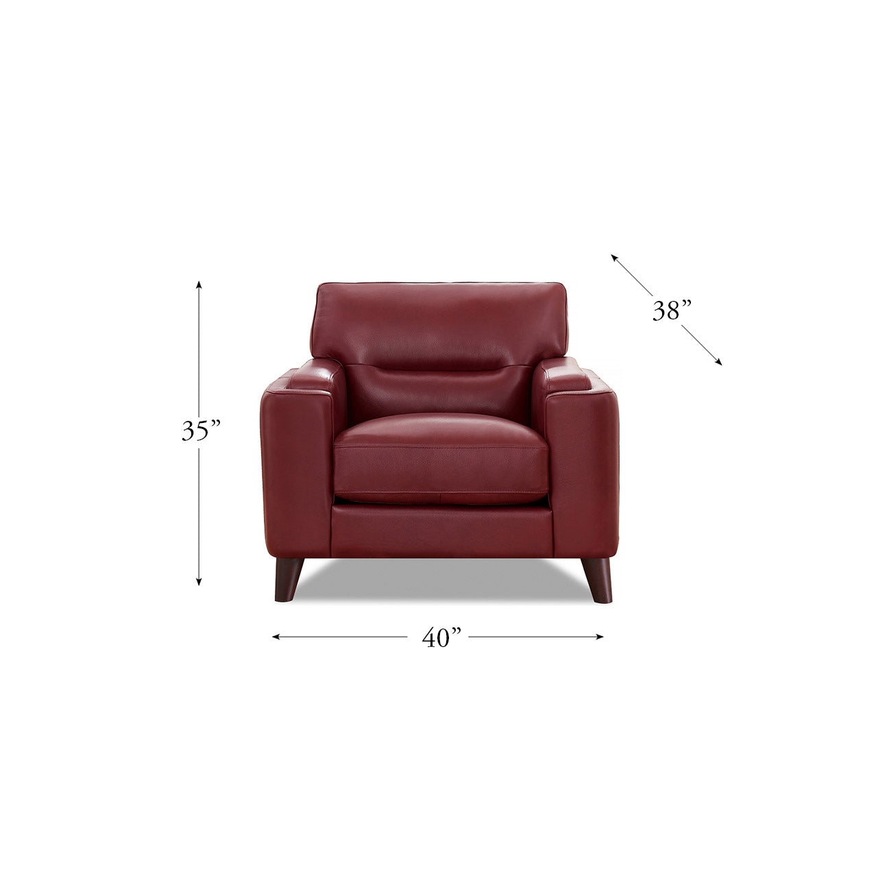 Sorena Top Grain Leather Sofa Collection