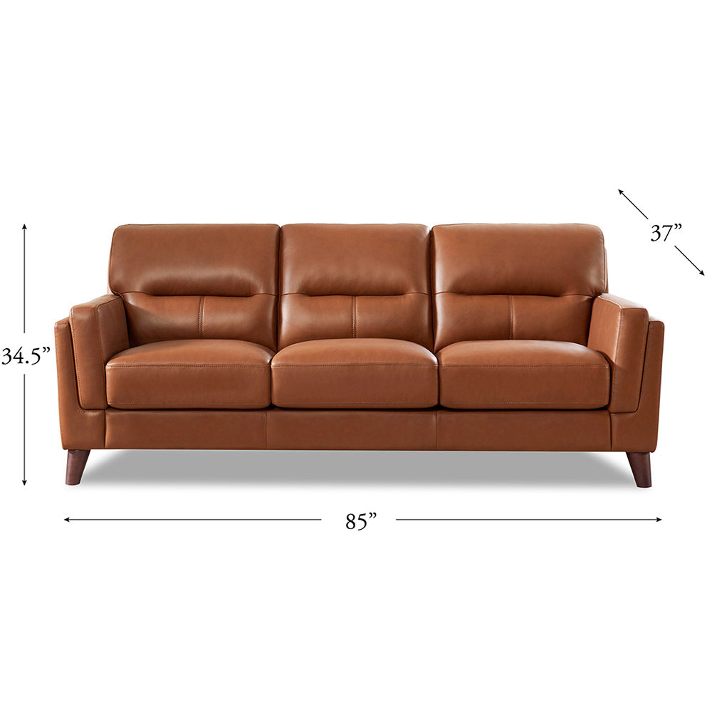 Tampa Top Grain Leather Sofa Collection