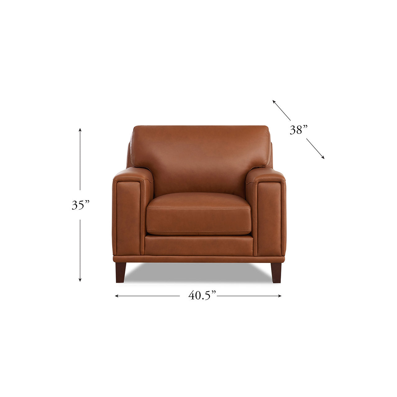 Jensen Top Grain Leather Sofa Collection