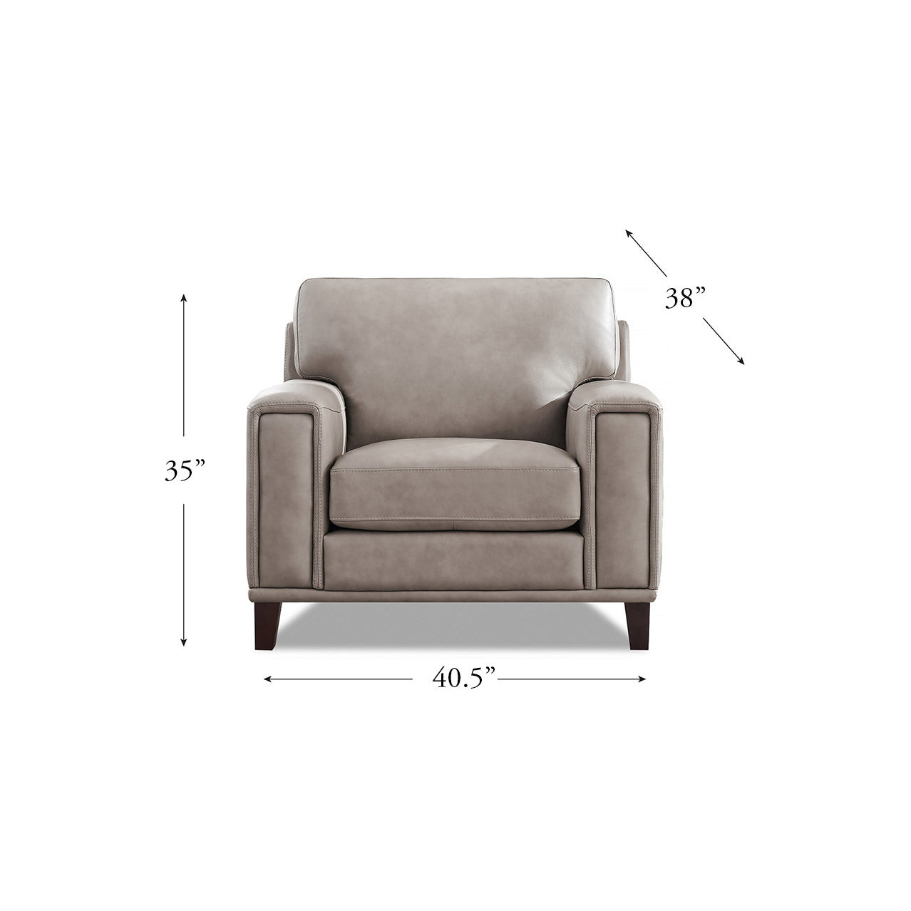 Jensen Top Grain Leather Sofa Collection