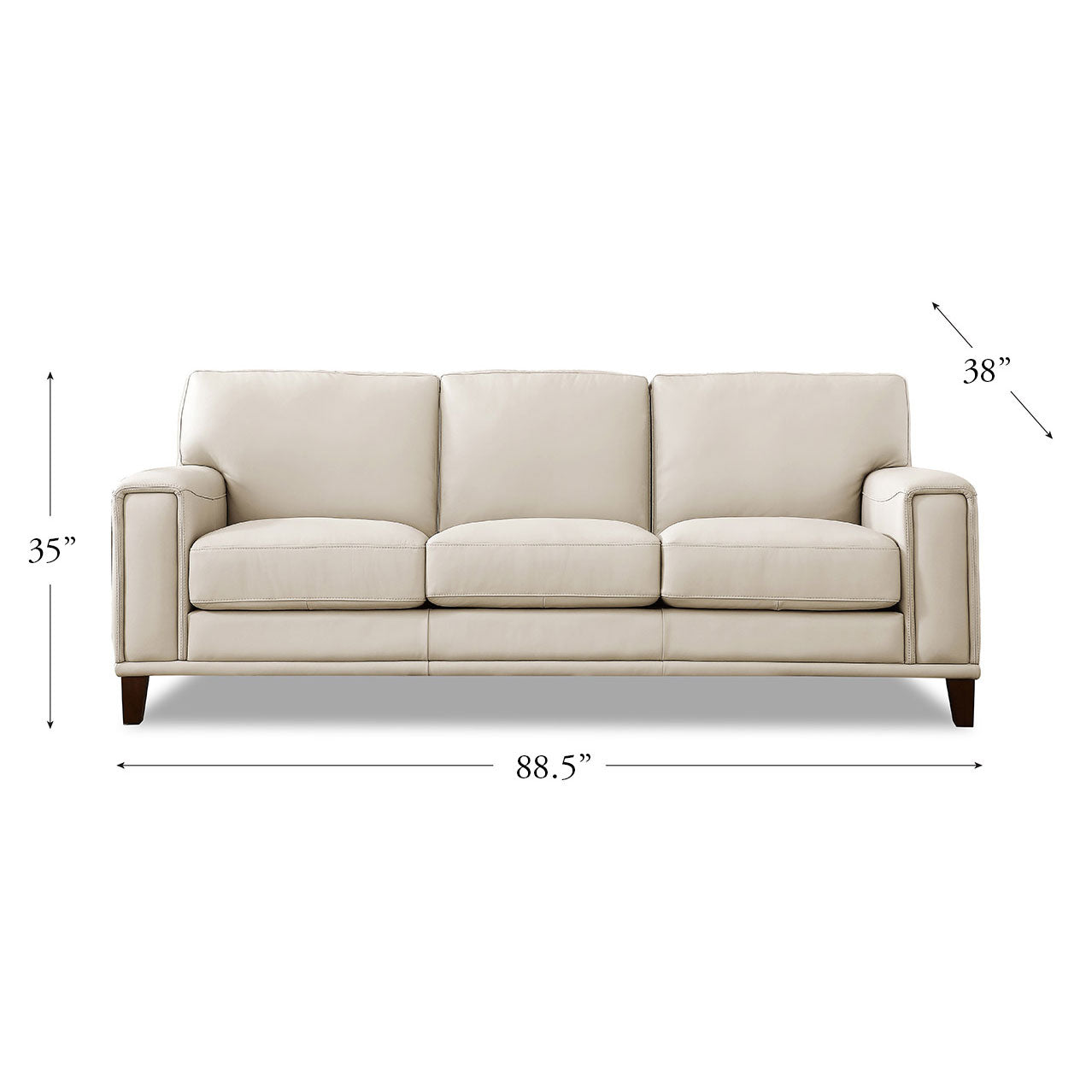 Jensen Top Grain Leather Sofa Collection