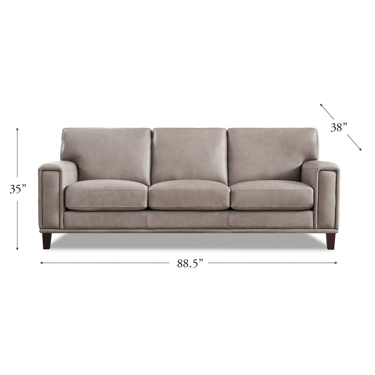Jensen Top Grain Leather Sofa Collection