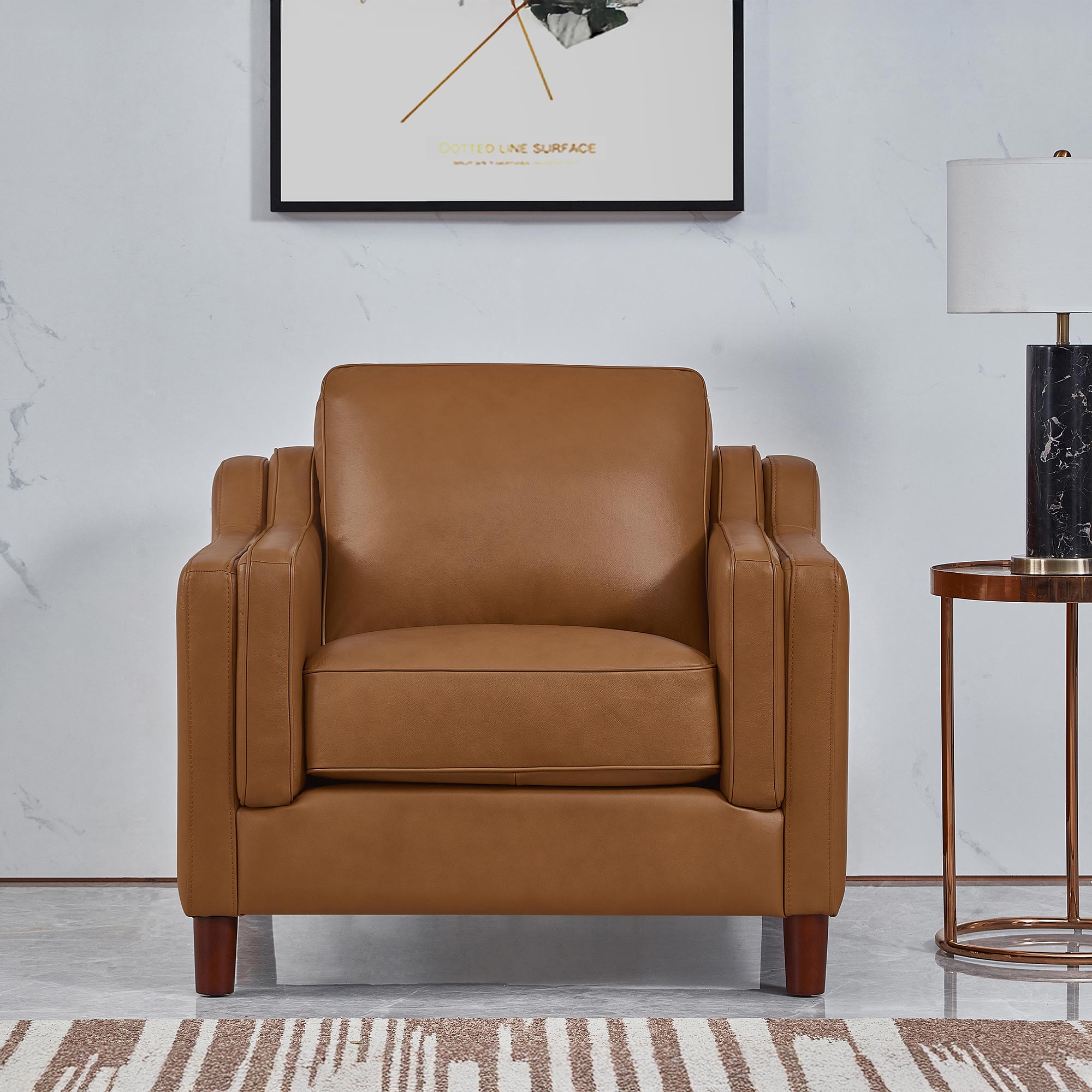 Dobson Top Grain Leather Sofa Collection