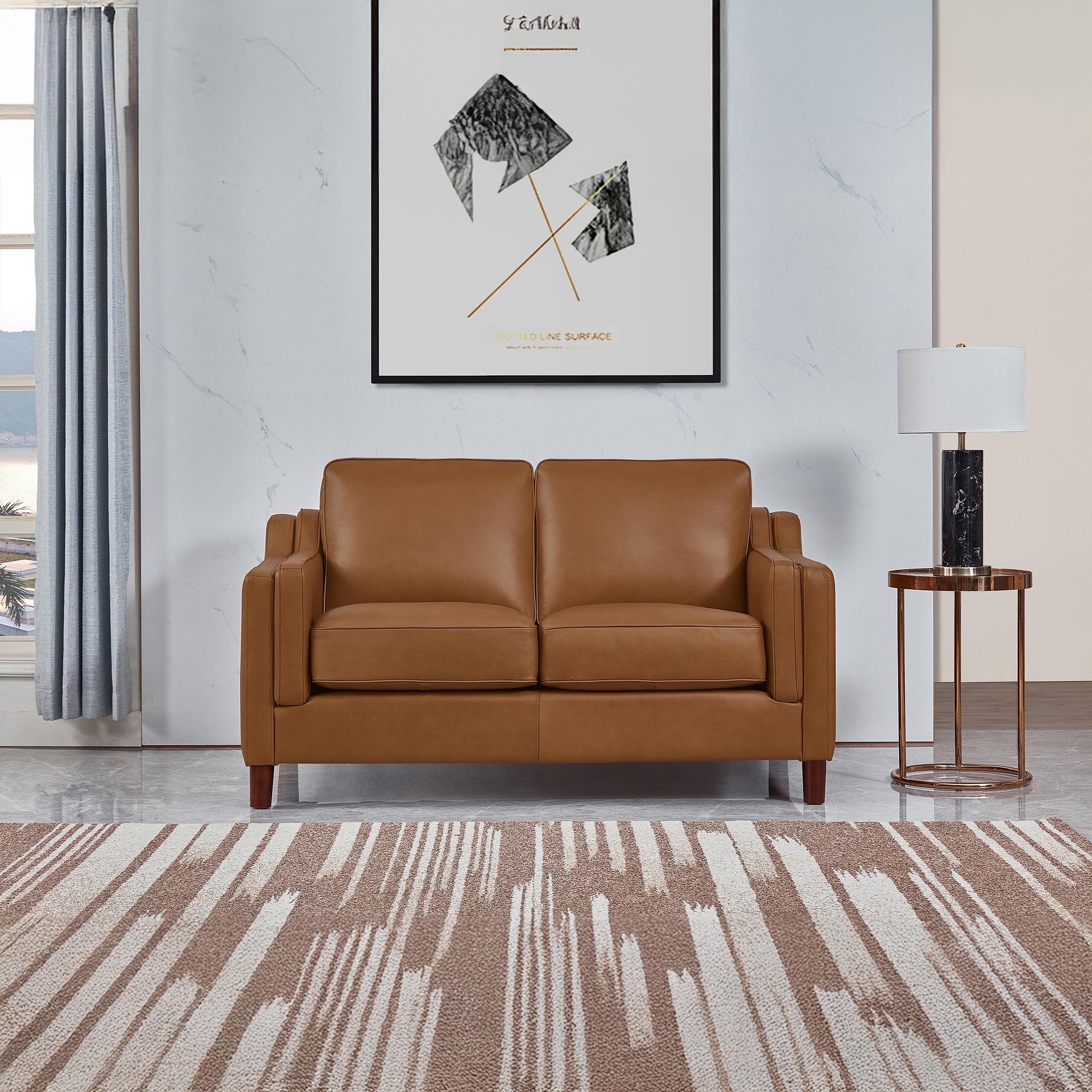 Dobson Top Grain Leather Sofa Collection