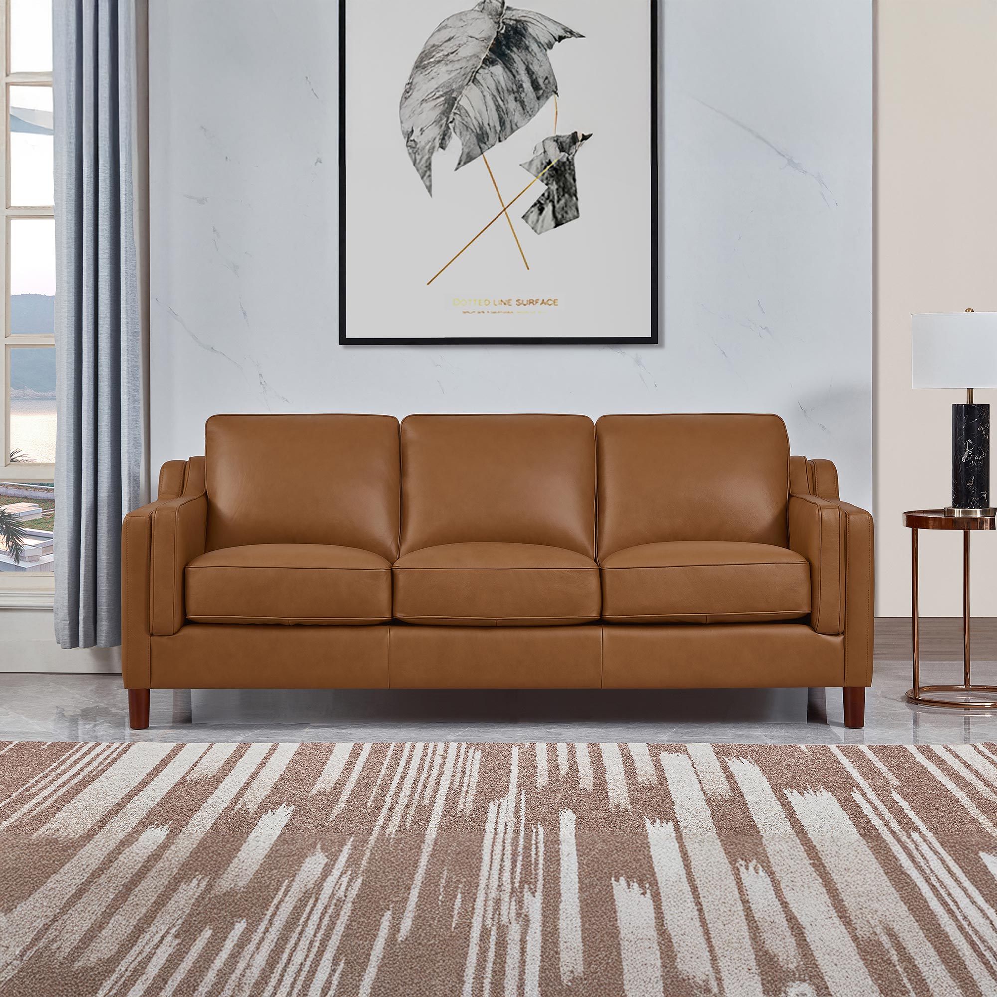 Dobson Top Grain Leather Sofa Collection