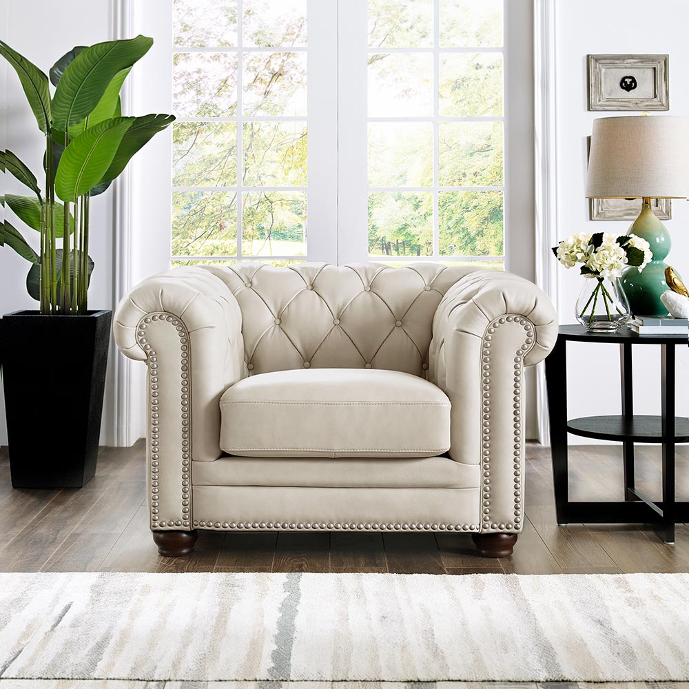 Allington Top Grain Leather Sofa Collection