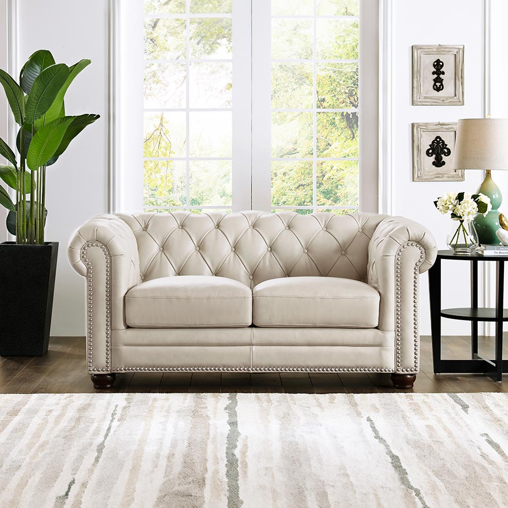 Allington Top Grain Leather Sofa Collection