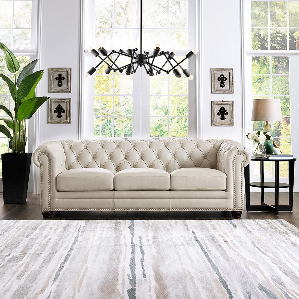 Allington Top Grain Leather Sofa Collection