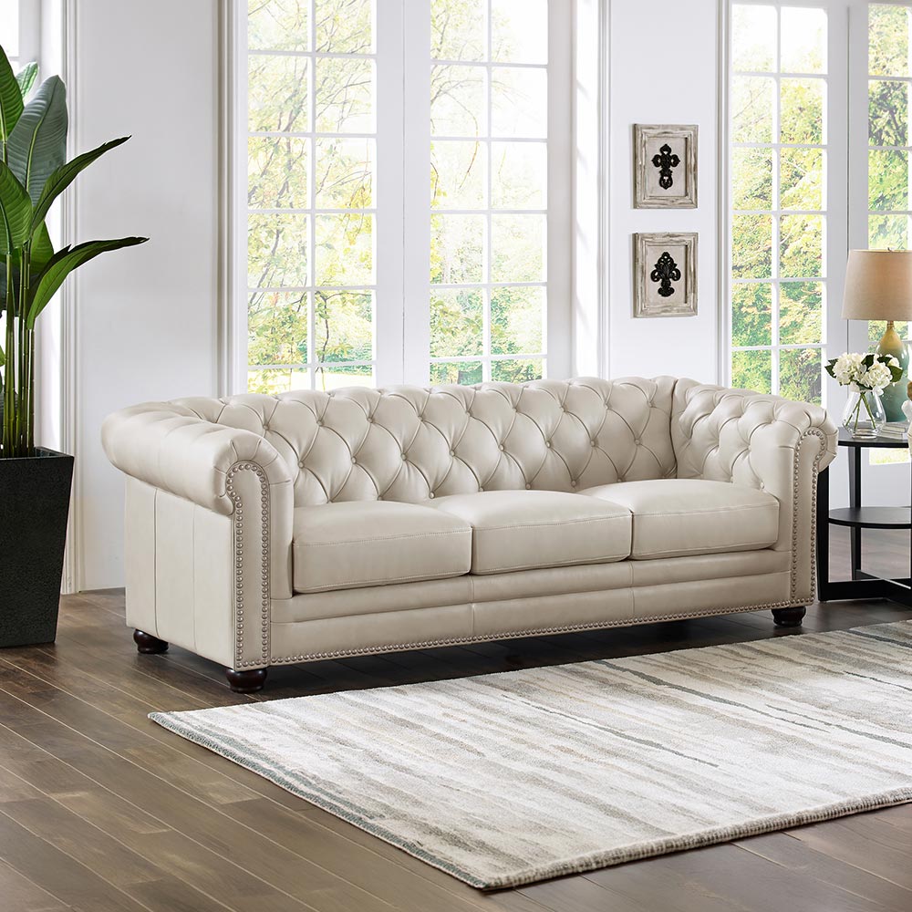 Allington Top Grain Leather Sofa Collection