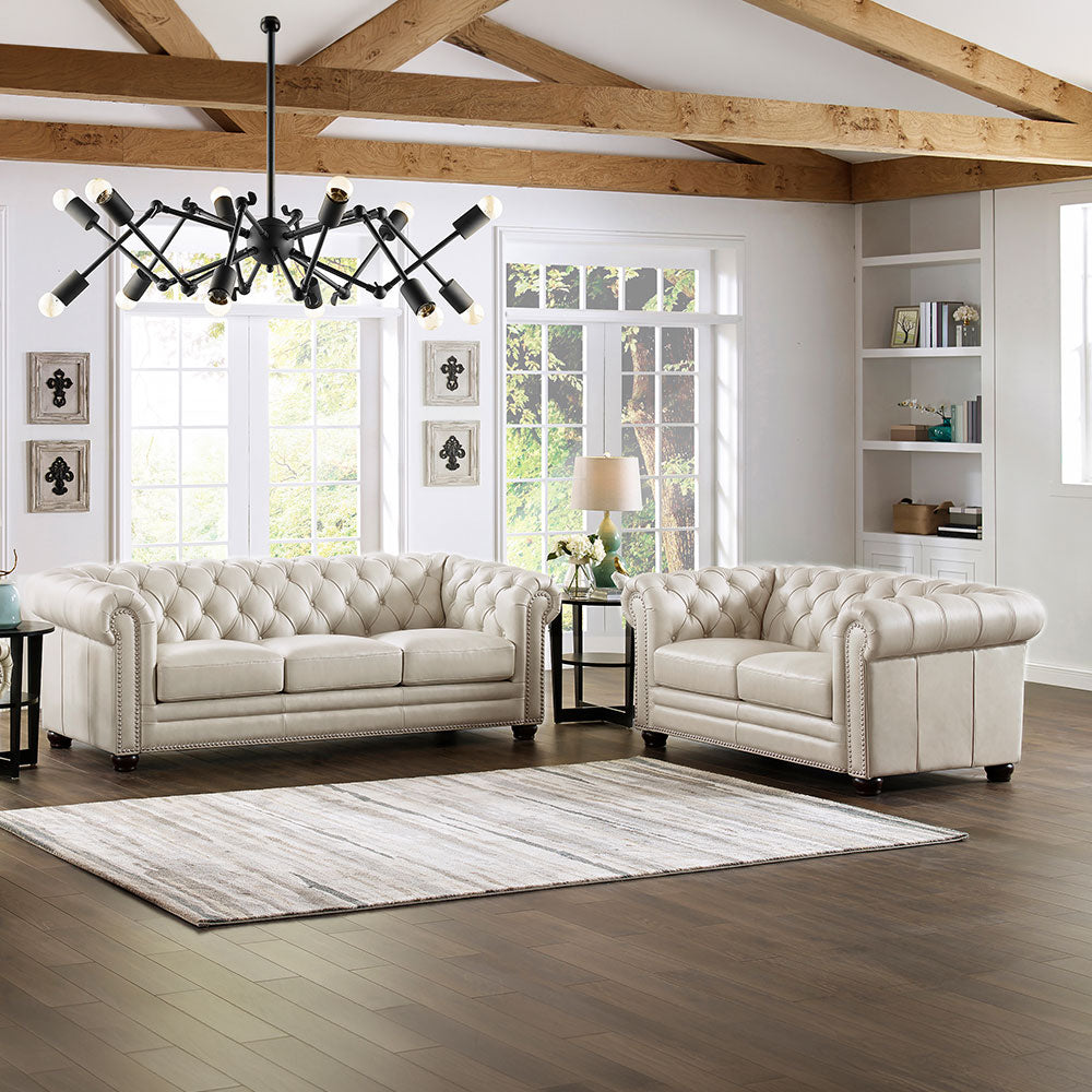 Allington Top Grain Leather Sofa Collection