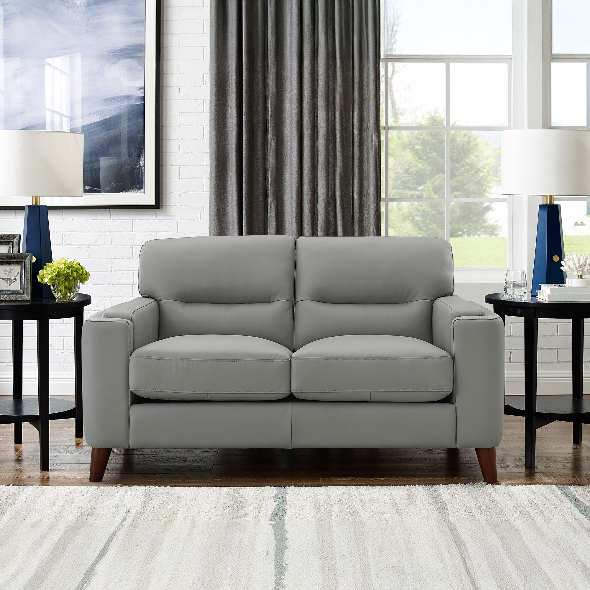 Sorena Top Grain Leather Sofa Collection