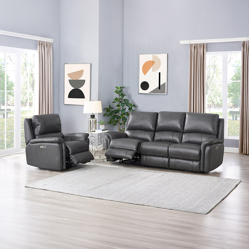 Marner Top Grain Leather Power Reclining Collection