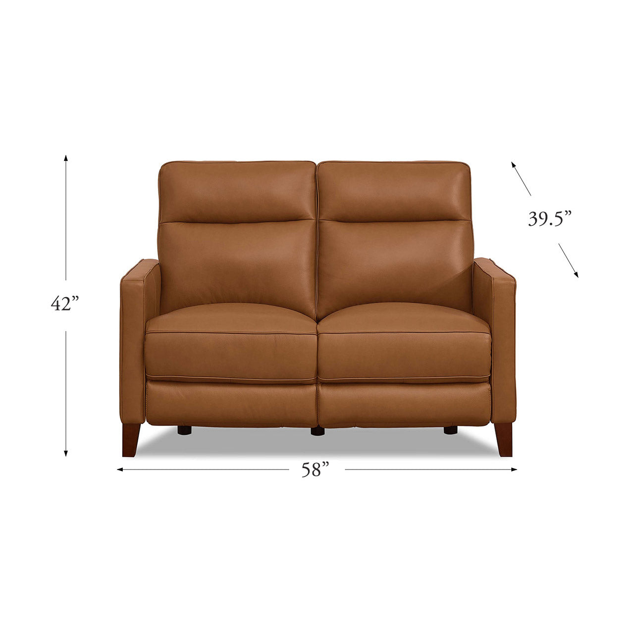 Matthews Power Headrest Top Grain Leather Power Reclining Collection