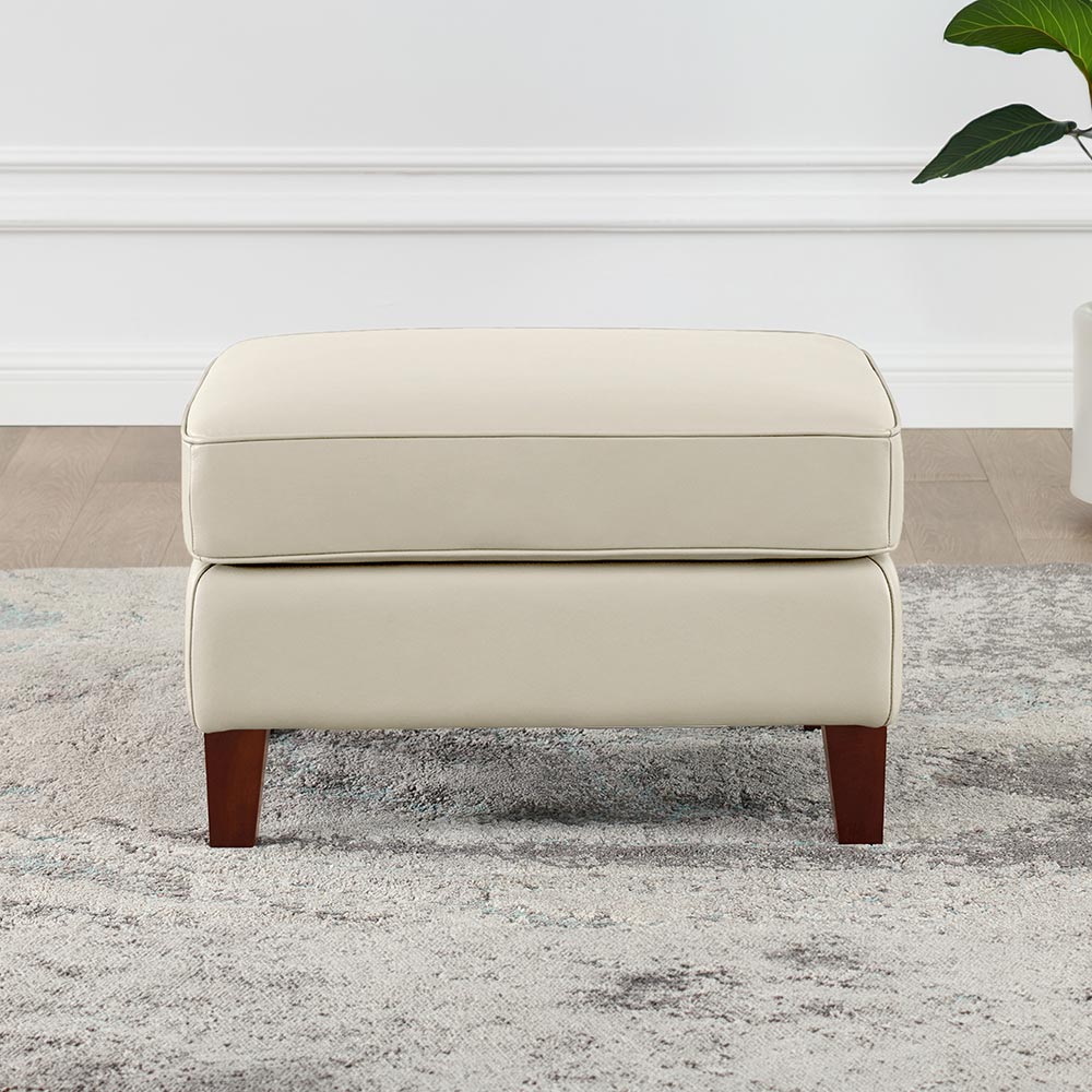 West Park Top Grain Leather Modern Sofa Collection