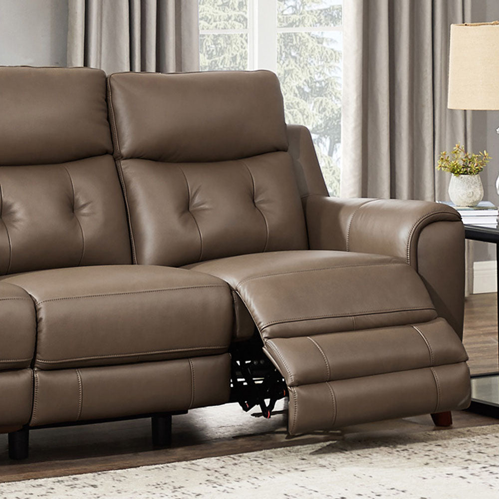 Malibu Top Grain Leather Power Zero Gravity Reclining Collection with Power Headrests