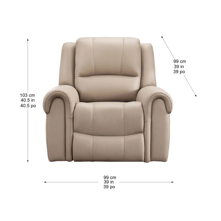 Santa Fe Top Grain Leather Manual Reclining Sofa Collection