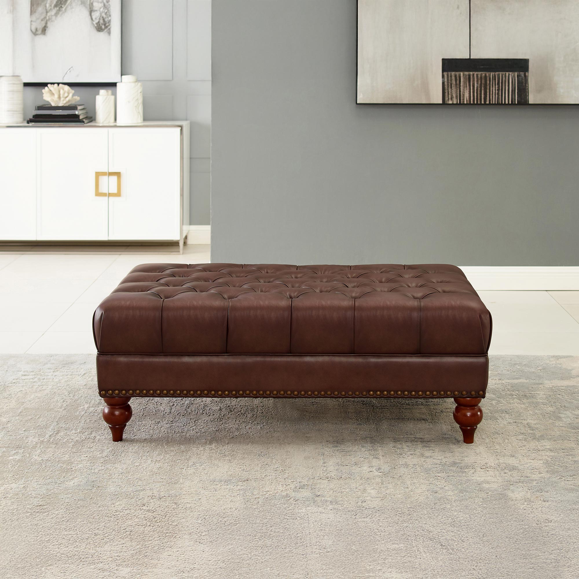 Allington Top Grain Leather Sofa Collection
