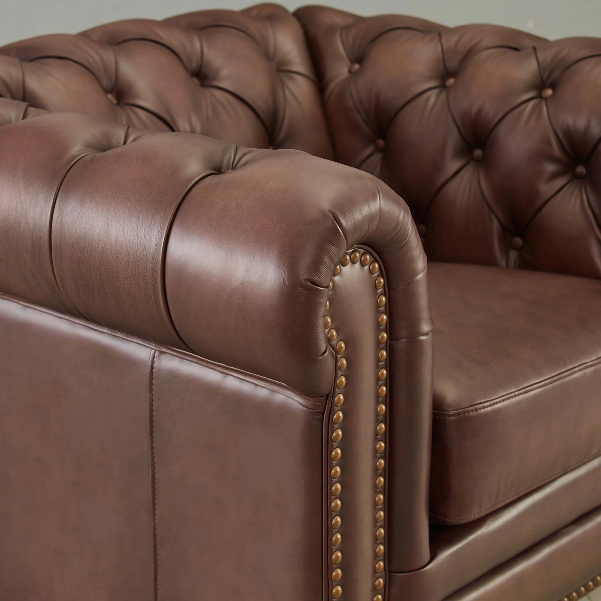 Allington Top Grain Leather Sofa Collection
