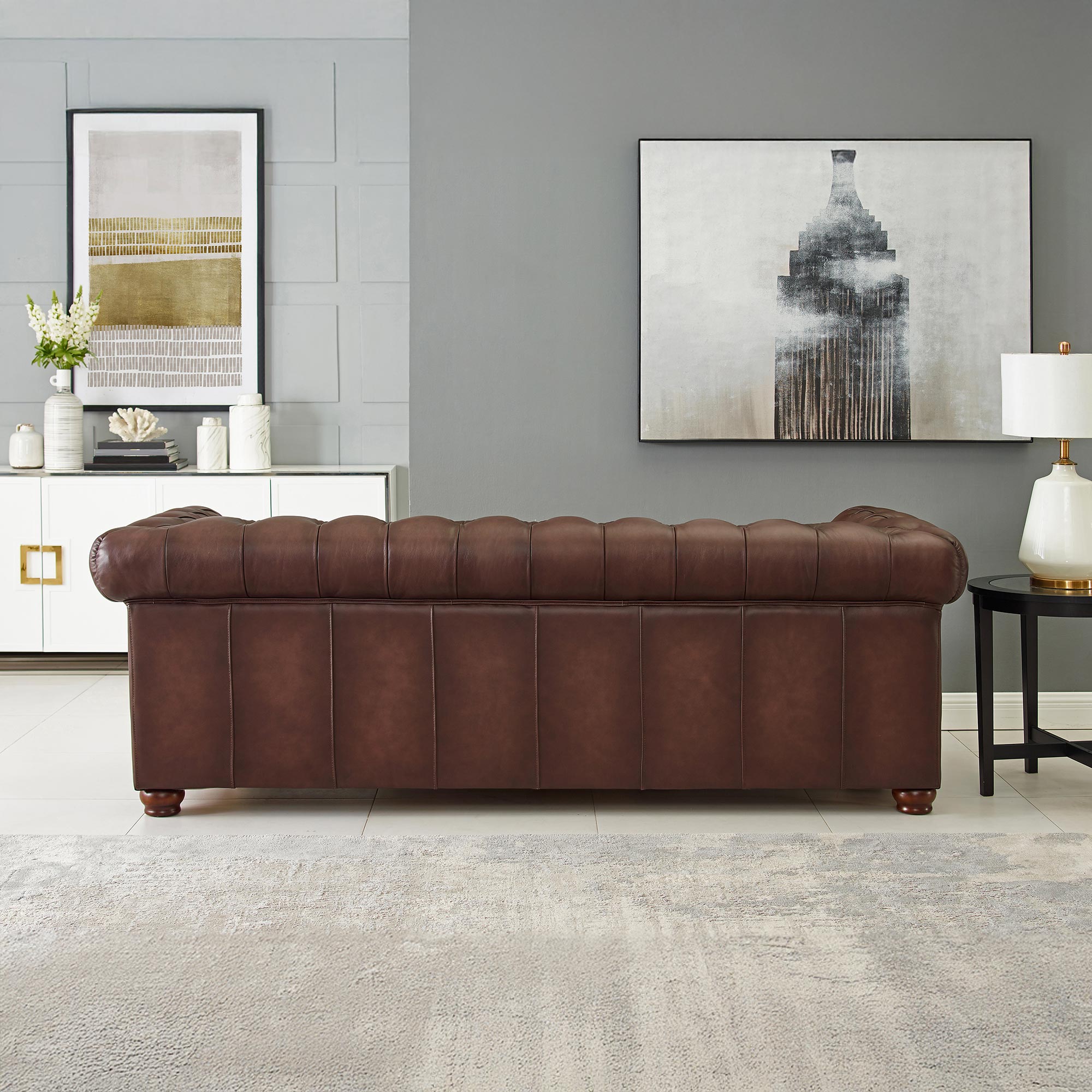 Allington Top Grain Leather Sofa Collection
