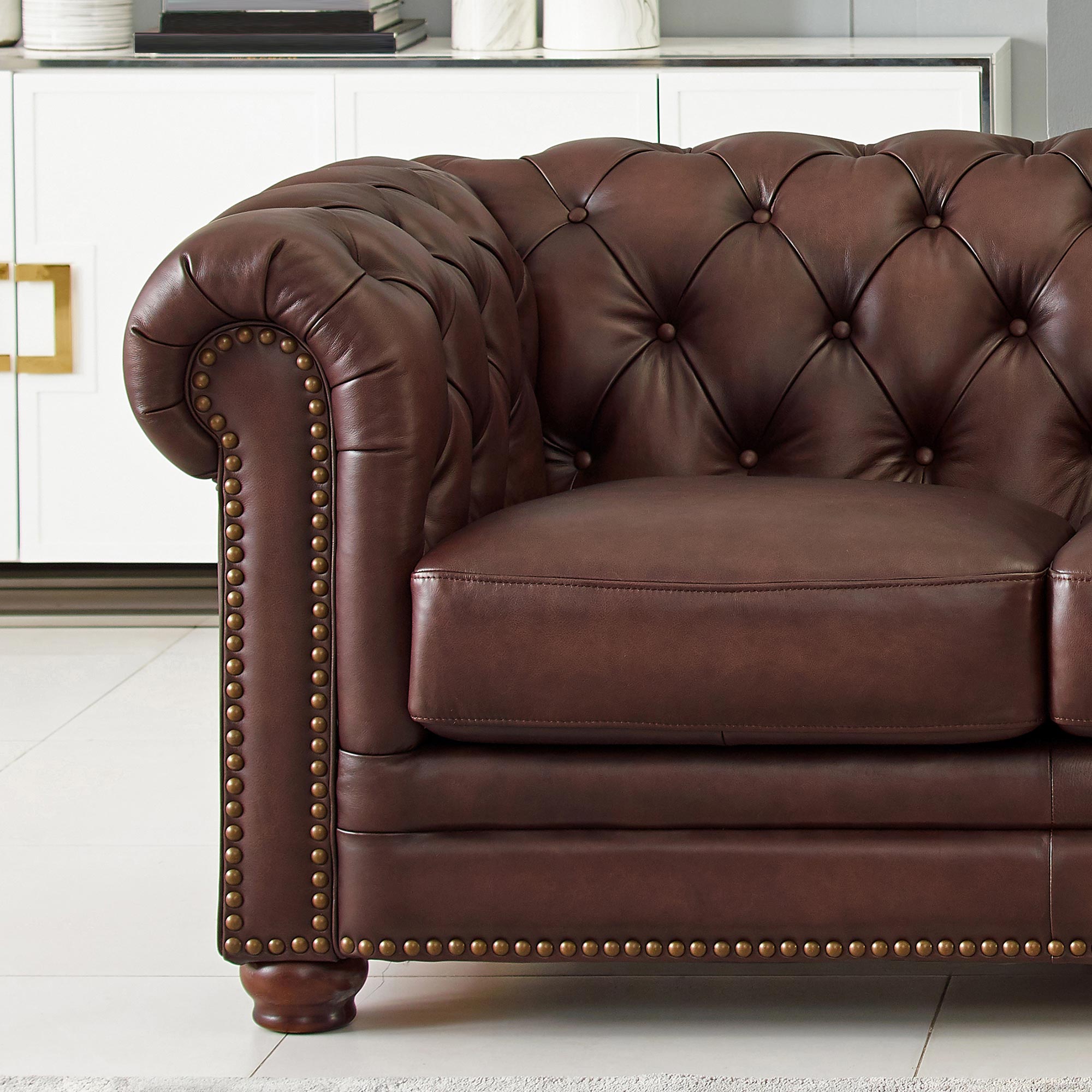 Allington Top Grain Leather Sofa Collection