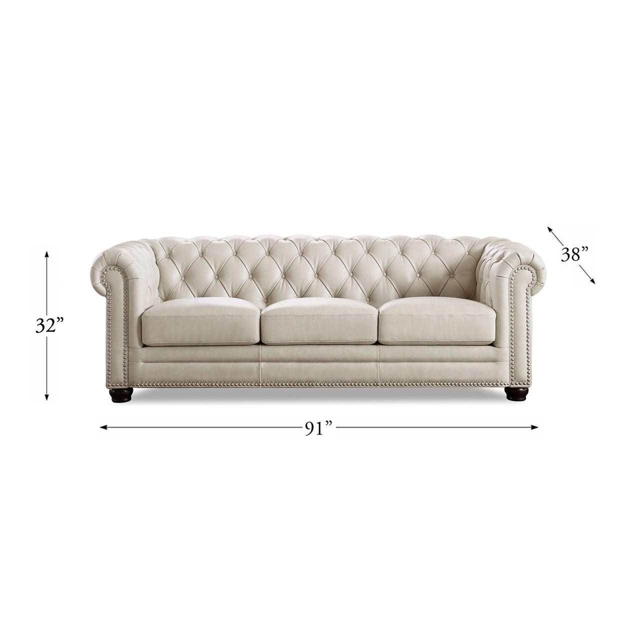Allington Top Grain Leather Sofa Collection