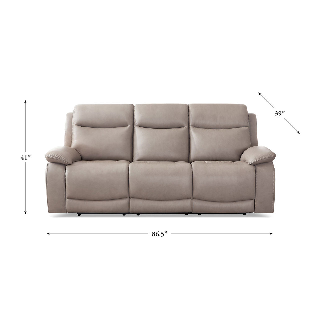Jackson Top Grain Leather Zero Gravity Power Reclining Sofa Collection with Power Headrests