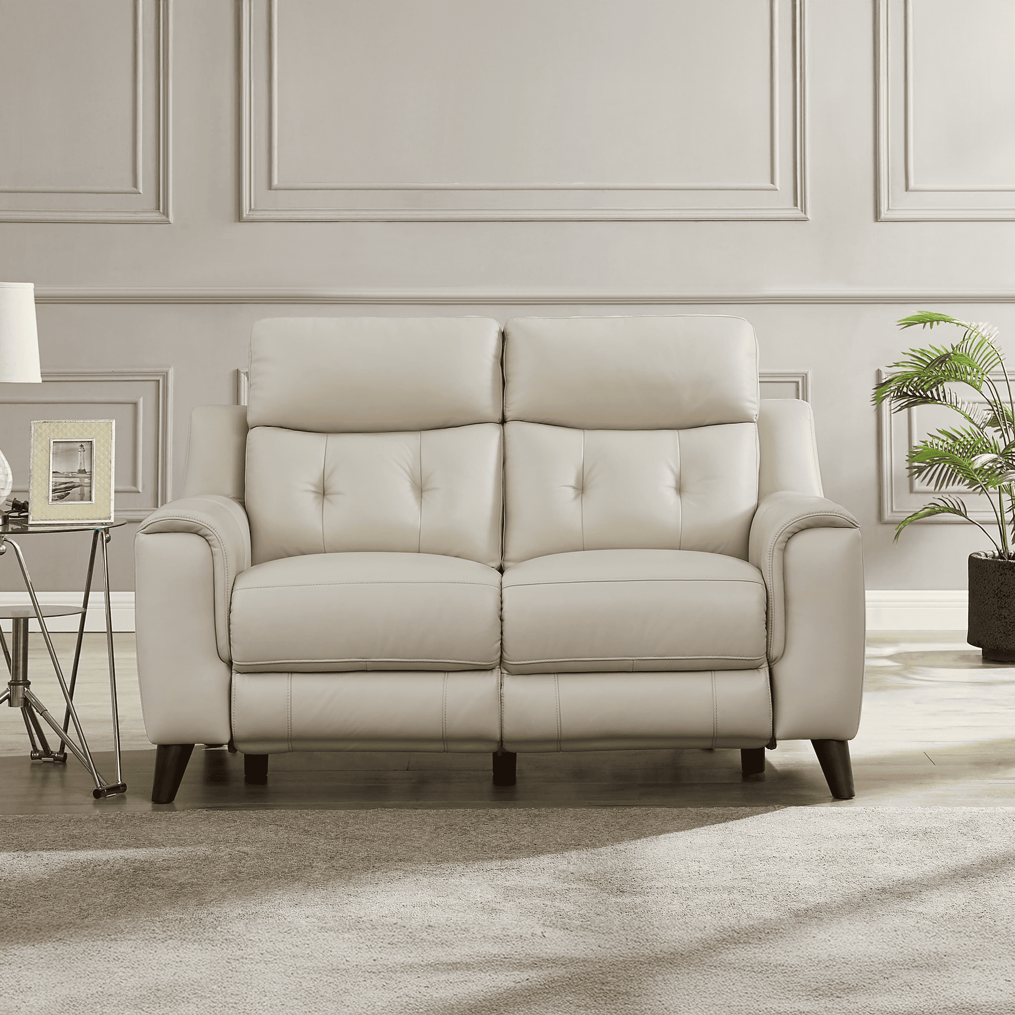 Malibu Top Grain Leather Power Zero Gravity Reclining Collection with Power Headrests
