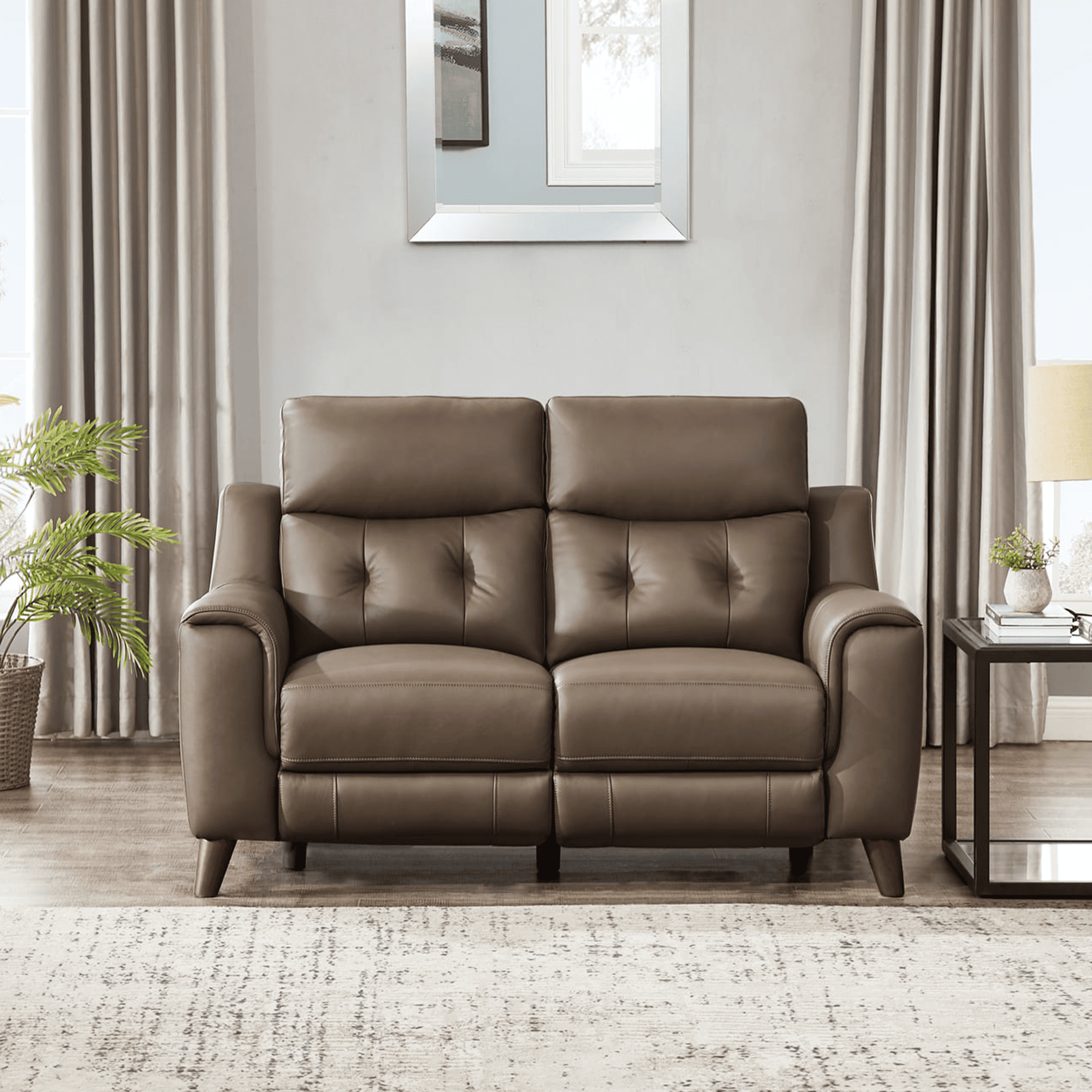 Malibu Top Grain Leather Power Zero Gravity Reclining Collection with Power Headrests