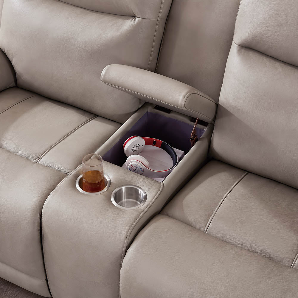 Jackson Top Grain Leather Zero Gravity Power Reclining Sofa Collection with Power Headrests