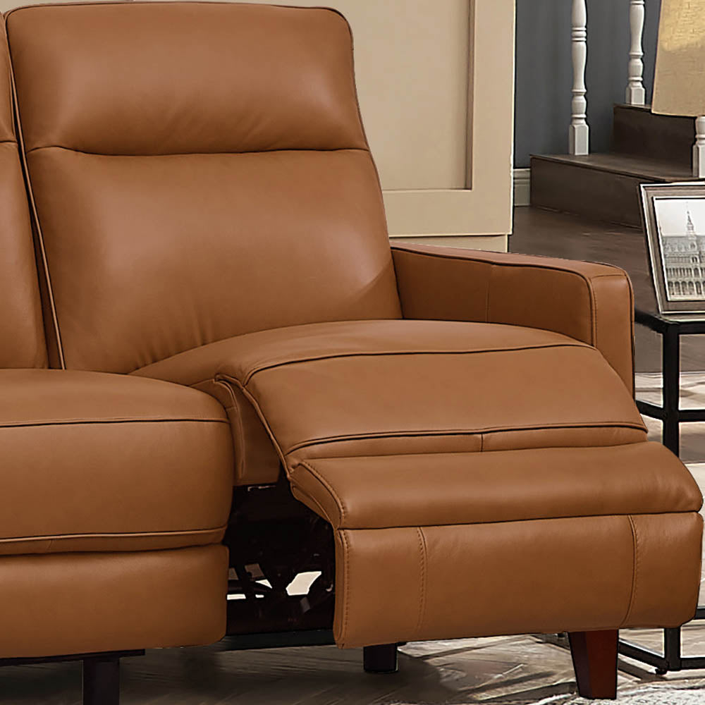 Matthews Power Headrest Top Grain Leather Power Reclining Collection