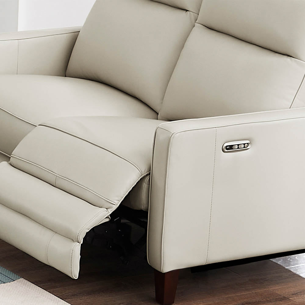 Matthews Power Headrest Top Grain Leather Power Reclining Collection