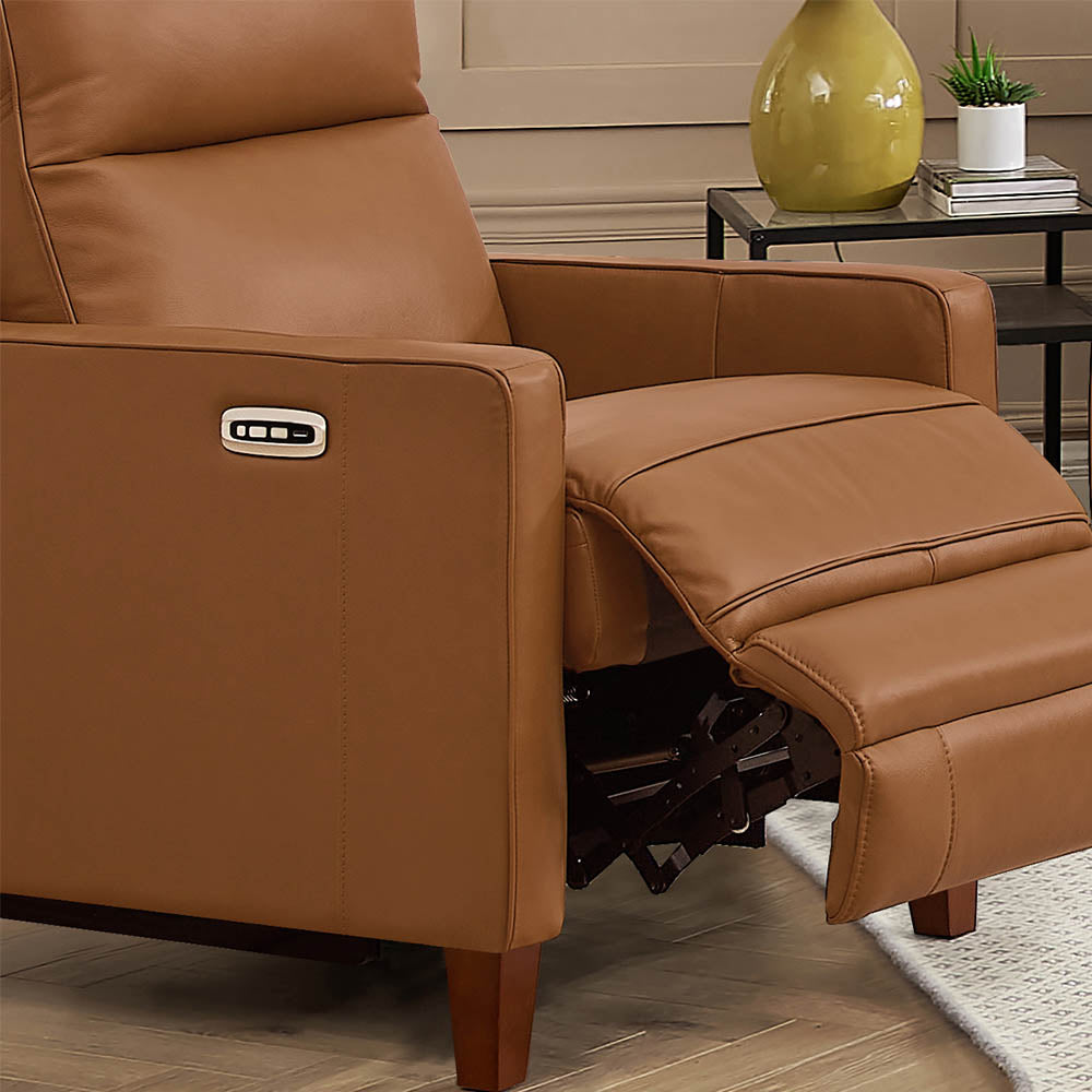 Matthews Power Headrest Top Grain Leather Power Reclining Collection
