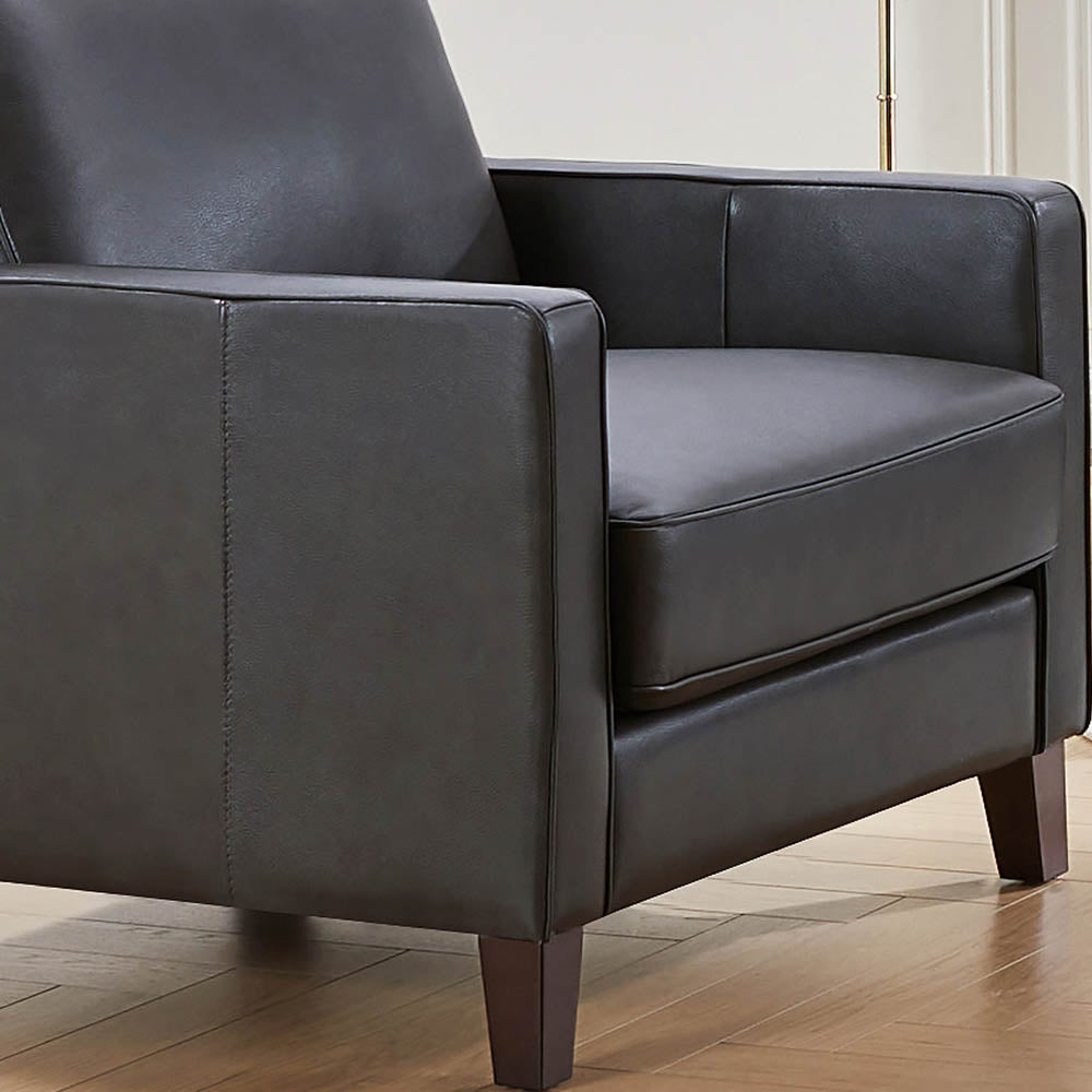 West Park Top Grain Leather Modern Sofa Collection
