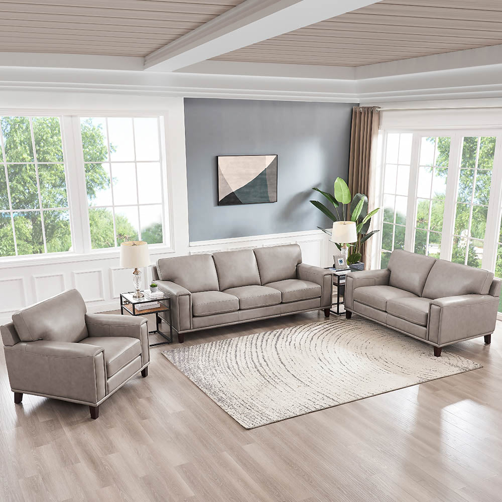 Jensen Top Grain Leather Sofa Collection