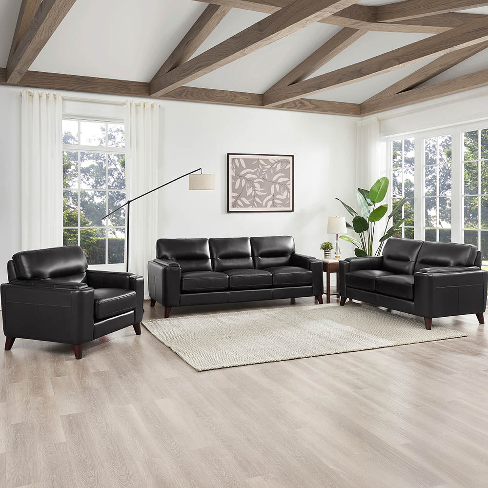 Sorena Top Grain Leather Sofa Collection