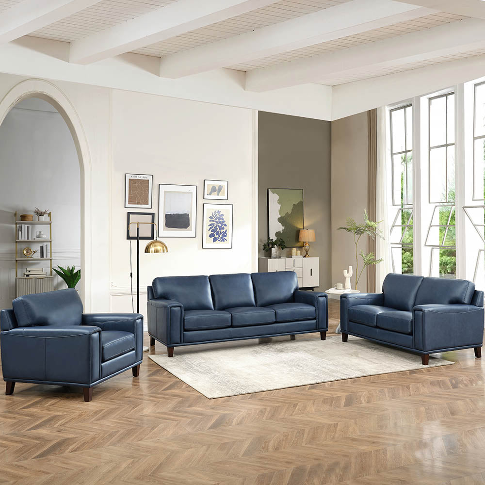 Jensen Top Grain Leather Sofa Collection