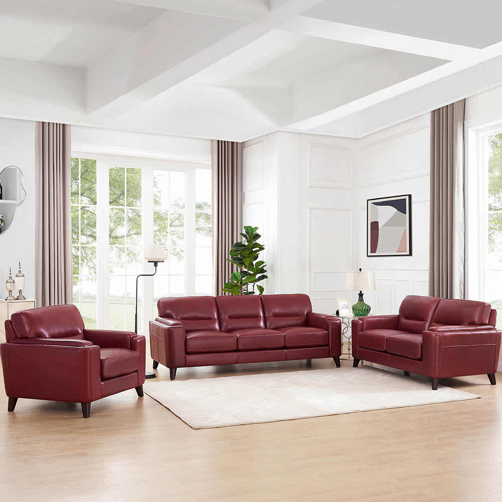 Sorena Top Grain Leather Sofa Collection